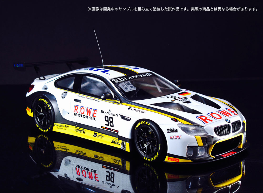 BMW M6 GT3 2016 スパ24時間レース ウイナー プラモデル (NuNu 1/24 レーシングシリーズ No.PN24001) 商品画像_3