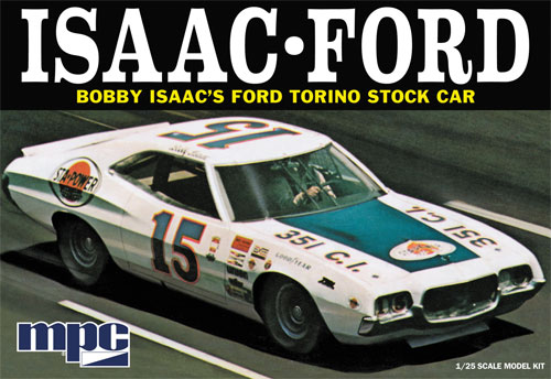 1972 ISAAC フォード トリノ ストックカー プラモデル (MPC 1/25 カーモデル No.MPC839/12) 商品画像