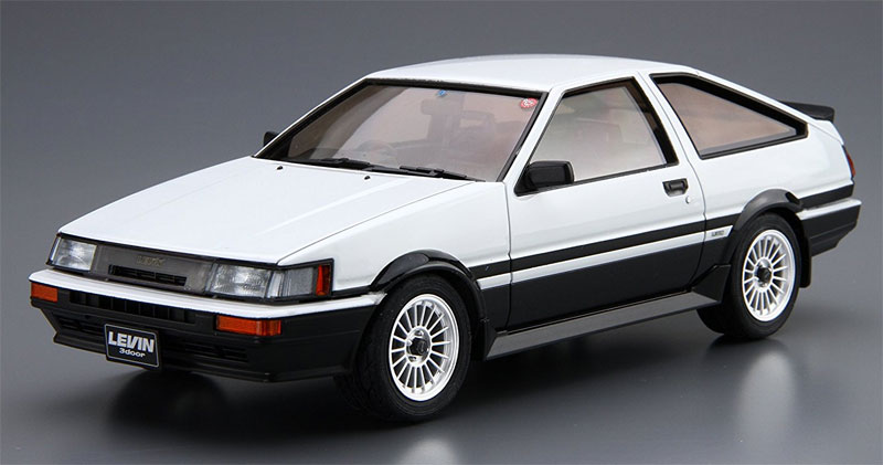 トヨタ AE86 カローラレビン GT-APEX '85 プラモデル (アオシマ 1/24 ザ・モデルカー No.旧017) 商品画像_2