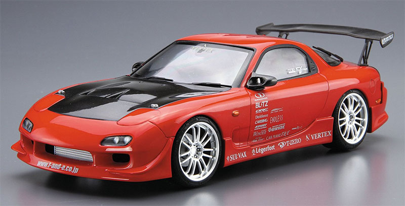 VERTEX FD3S RX-7 '99 プラモデル (アオシマ 1/24 ザ・チューンドカー No.009) 商品画像_2