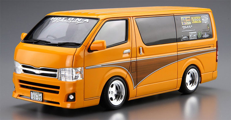 ホットカンパニー TRH200V ハイエース '12 プラモデル (アオシマ 1/24 ザ・チューンドカー No.旧011) 商品画像_2