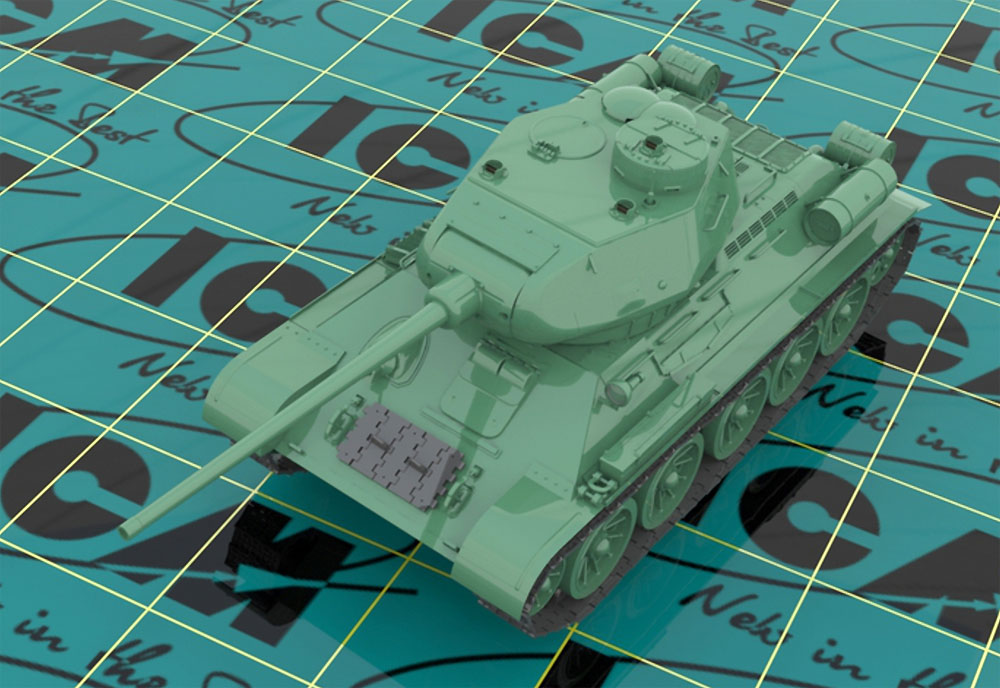 ソビエト T-34/85 プラモデル (ICM 1/35 ミリタリービークル・フィギュア No.35367) 商品画像_2