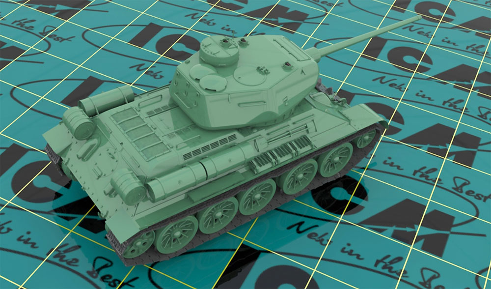 ソビエト T-34/85 プラモデル (ICM 1/35 ミリタリービークル・フィギュア No.35367) 商品画像_3