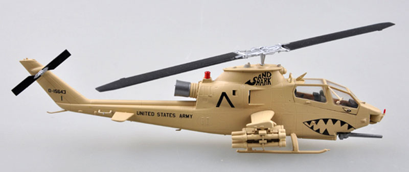 AH-1F コブラ アメリカ陸軍 サンドシャーク 完成品 (イージーモデル 1/72 ウイングド エース （Winged Ace） No.37099) 商品画像_3