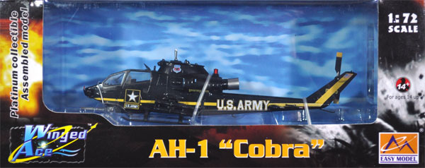 AH-1F コブラ アメリカ陸軍 スカイソルジャーズ 完成品 (イージーモデル 1/72 ウイングド エース （Winged Ace） No.36900) 商品画像