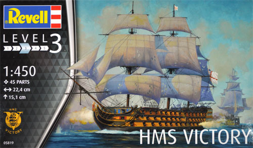 イギリス海軍 HMS ヴィクトリー プラモデル (レベル 帆船 (Sailing Ships) No.05819) 商品画像