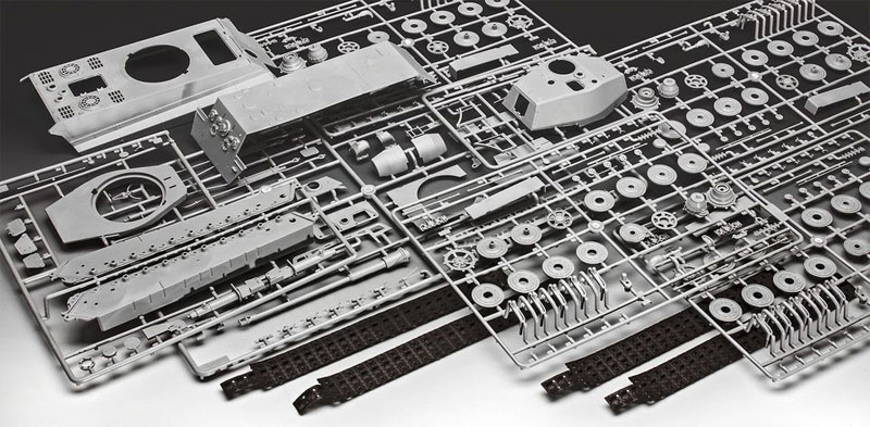 キングタイガー ヘンシェル砲塔 プラモデル (レベル 1/35 ミリタリー No.03249) 商品画像_1