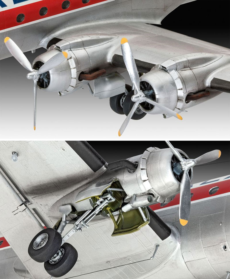 DC-4 バルエアー/アイランド エアウェイズ プラモデル (レベル 1/72 飛行機 No.04947) 商品画像_3