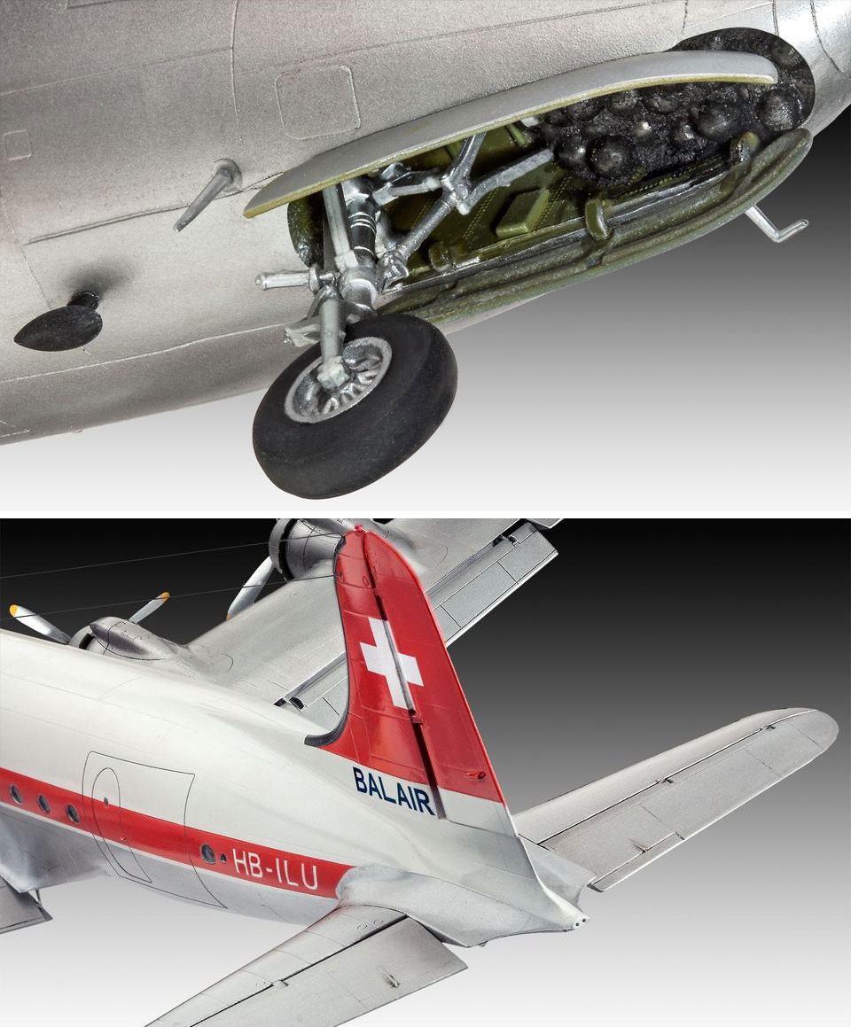 DC-4 バルエアー/アイランド エアウェイズ プラモデル (レベル 1/72 飛行機 No.04947) 商品画像_4