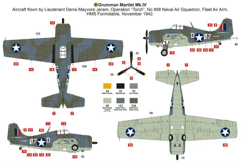 グラマン マートレット Mk.4 プラモデル (エアフィックス 1/72 ミリタリーエアクラフト No.A02074) 商品画像_3