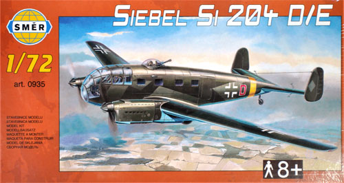 ジーベル Si204D/E プラモデル (スメール 1/72 エアクラフト プラモデル No.0935) 商品画像