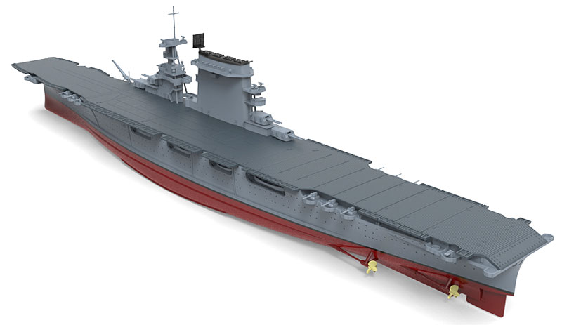 アメリカ海軍 航空母艦　レキシントン (CV-2) プラモデル (MENG-MODEL 1/700 艦船 No.PS-002) 商品画像_3