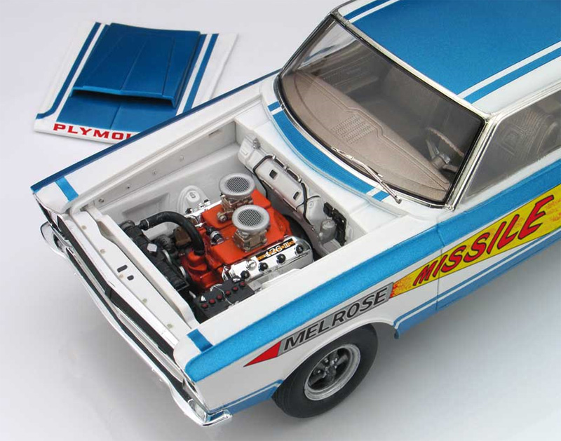 メルローズ・ミサイル (1965 プリムス HEMI スーパーストック) プラモデル (メビウス メビウス プラスチックモデル組立キット No.1229) 商品画像_2