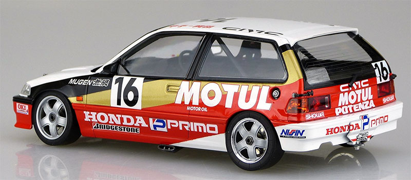 ホンダ シビック EF3 Gr.A '88 MOTUL プラモデル (BEEMAX 1/24 カーモデル No.010) 商品画像_4