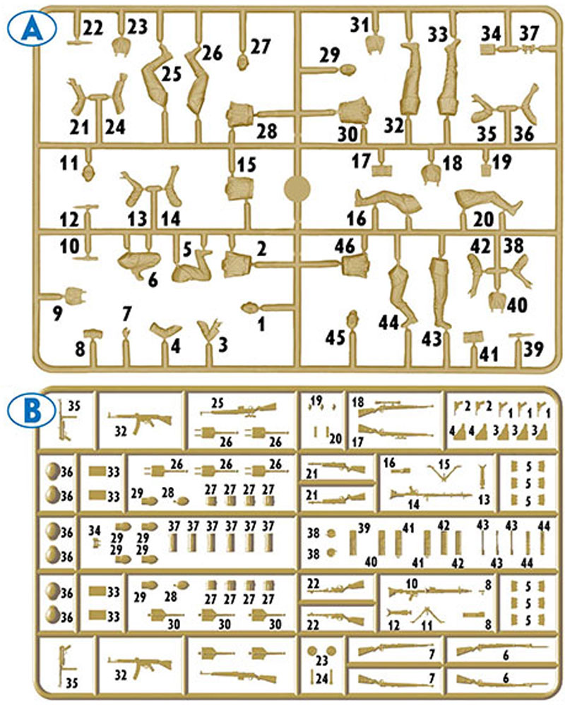 ドイツ軍 歩兵 WW2前期 プラモデル (マスターボックス 1/35 ミリタリーミニチュア No.MB35177) 商品画像_1