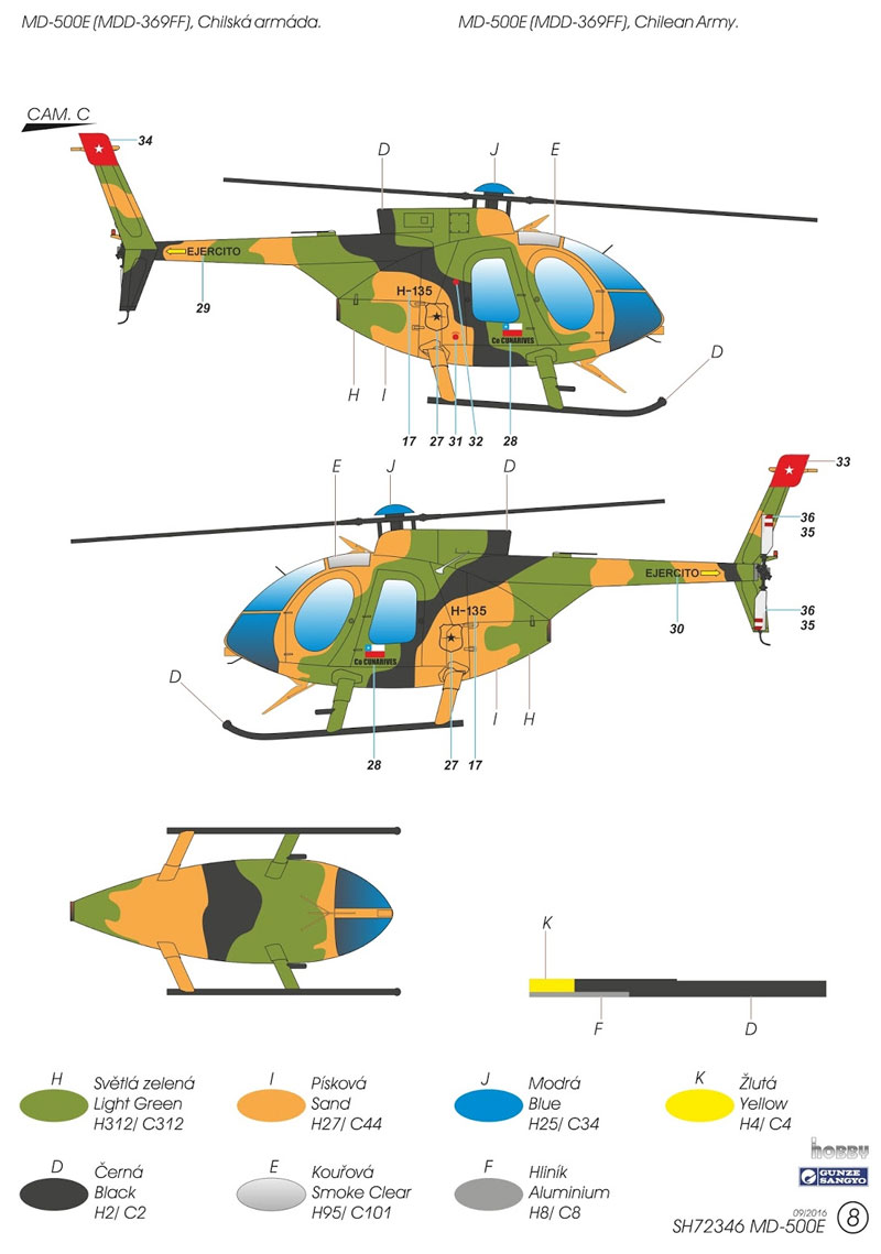 MD-500E プラモデル (スペシャルホビー 1/72 エアクラフト プラモデル No.SH72346) 商品画像_4