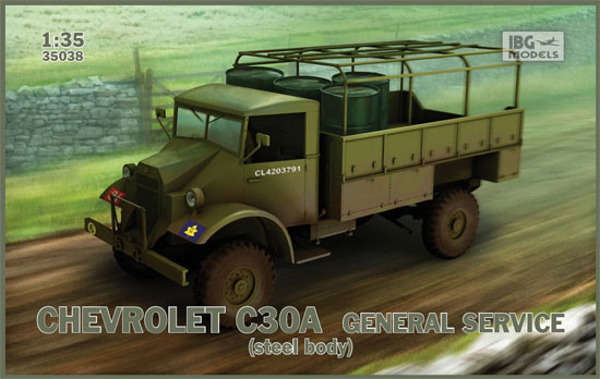 シボレー C30A カーゴトラック 鋼製荷台 プラモデル (IBG 1/35 AFVモデル No.35038) 商品画像