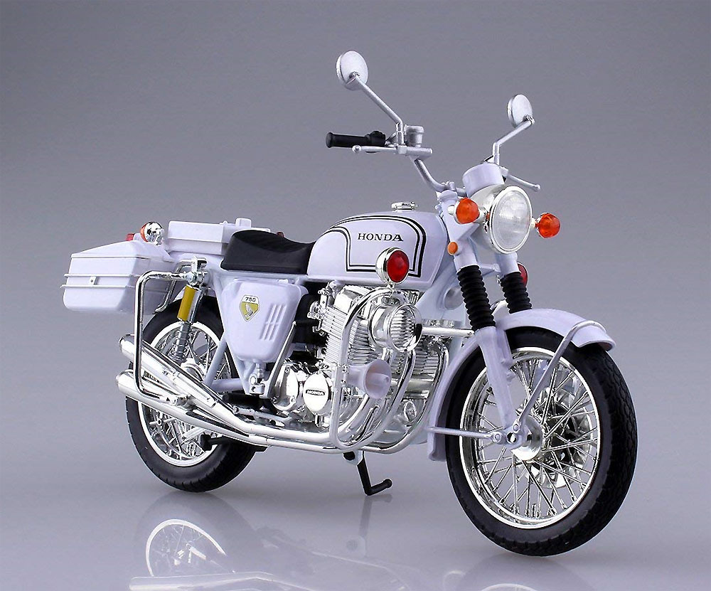 ホンダ CB750FOUR 白バイ 完成品 (アオシマ 1/12 完成品バイクシリーズ No.104651) 商品画像_1