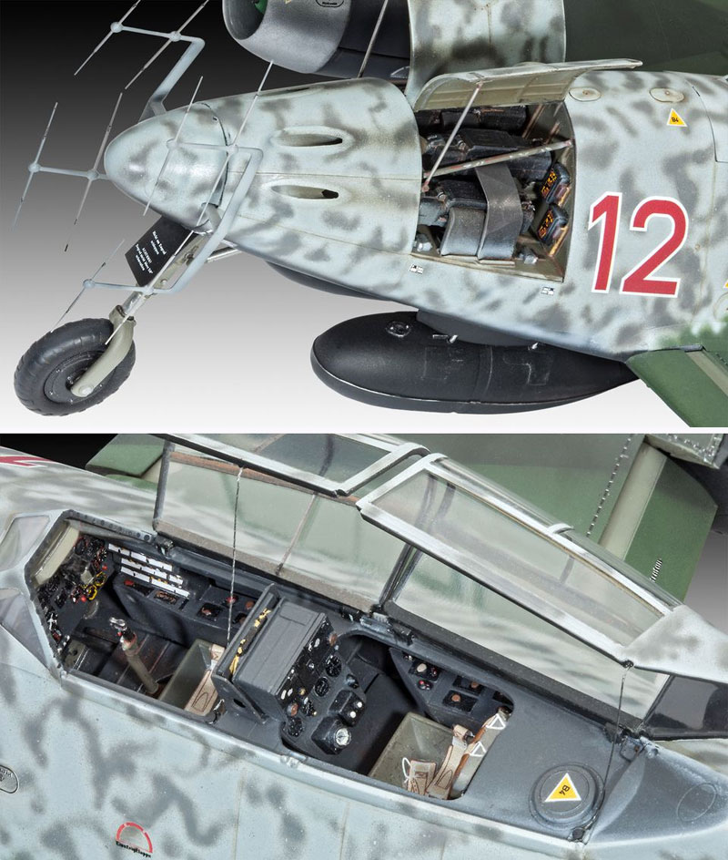 メッサーシュミット Me262B-1/U-1 夜間戦闘機 プラモデル (レベル 1/32 Aircraft No.04995) 商品画像_3