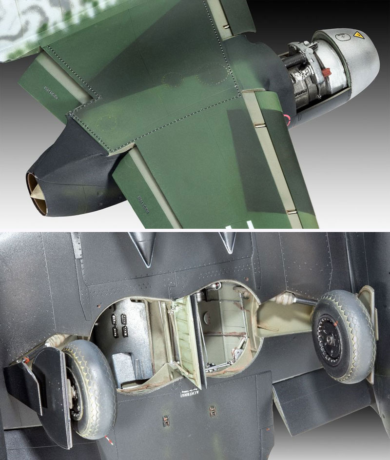 メッサーシュミット Me262B-1/U-1 夜間戦闘機 プラモデル (レベル 1/32 Aircraft No.04995) 商品画像_4