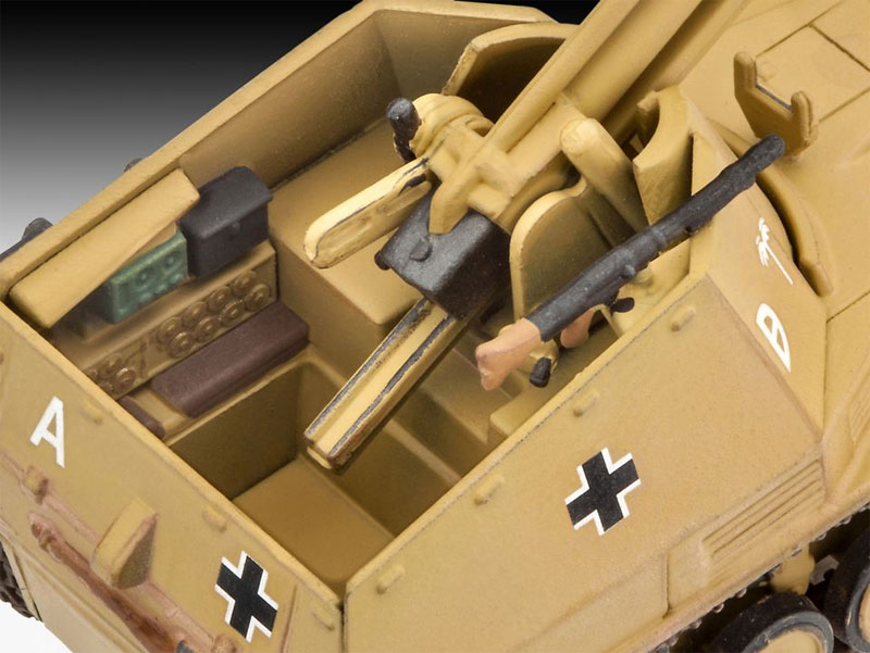 Sd.Kfz.124 ヴェスペ プラモデル (Revell 1/76 ミリタリー No.03215) 商品画像_4