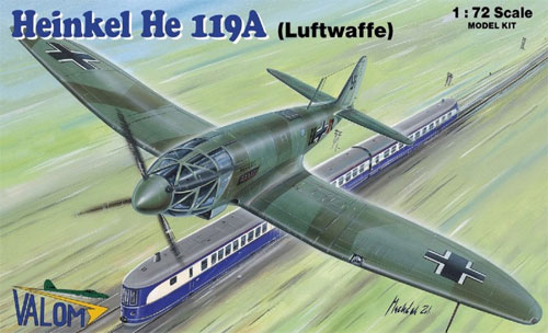 ハインケル He119A (ドイツ空軍) プラモデル (バロムモデル 1/72 エアモデル No.72110) 商品画像