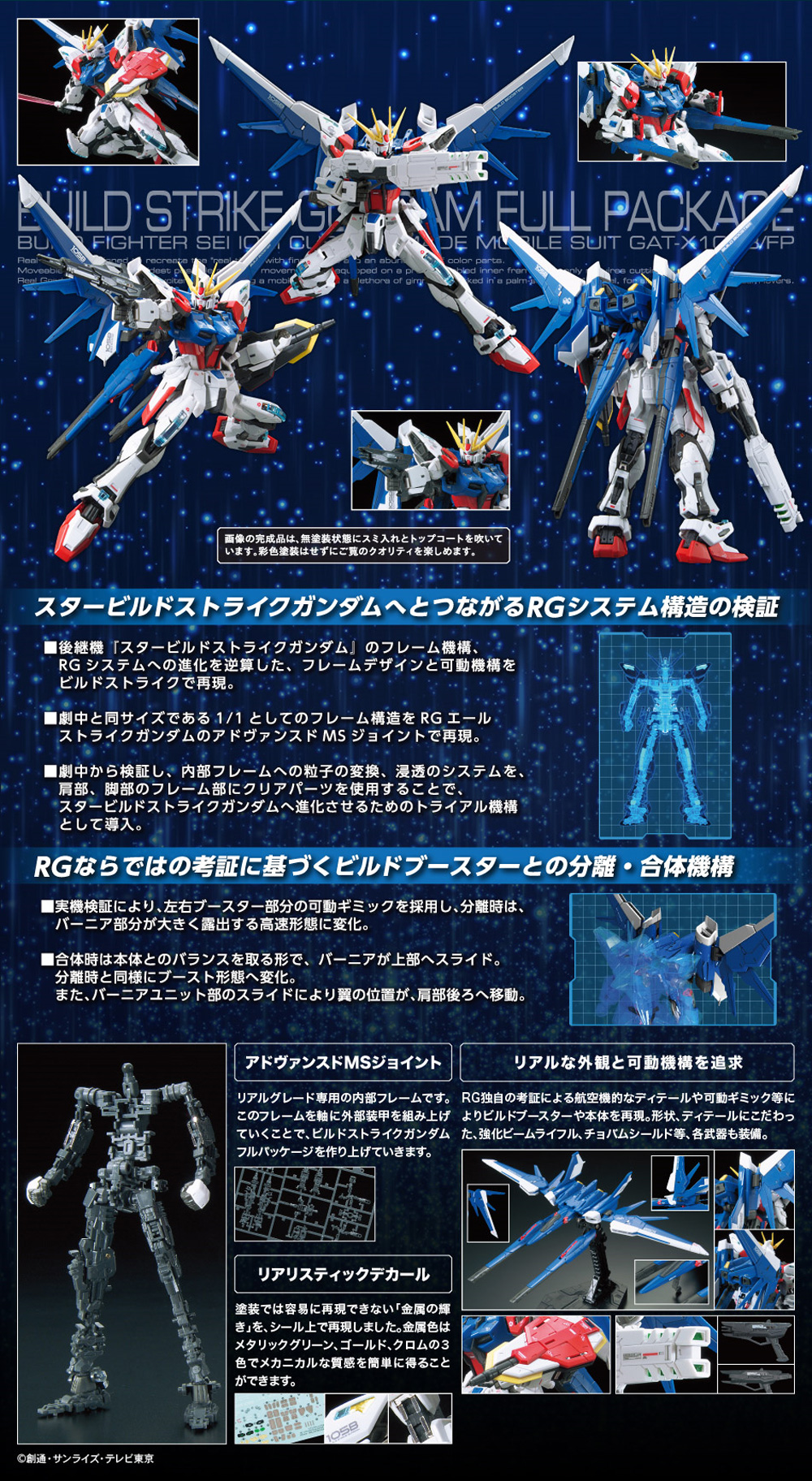 GAT-X105B/FP ビルドストライクガンダム フルパッケージ プラモデル (バンダイ RG （リアルグレード） No.023) 商品画像_4