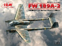 ICM 1/72 エアクラフト プラモデル フォッケウルフ Fw189A-2