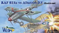 バロムモデル 1/144 エアクラフト RAF SE5a vs アルバトロス D.V (2機セット)