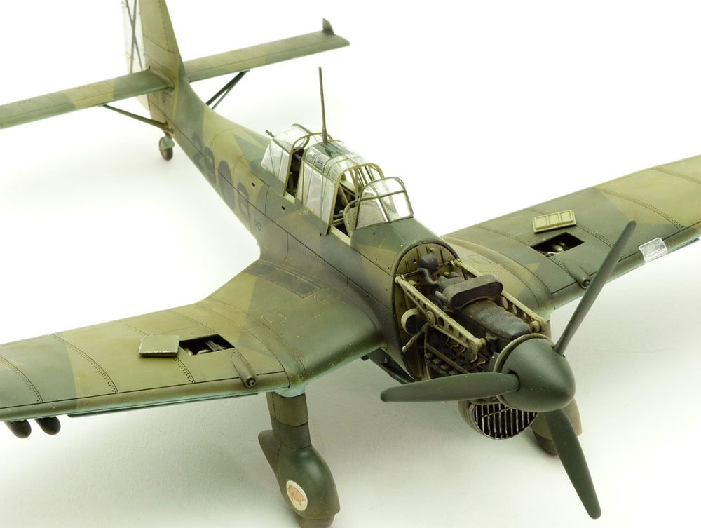 ユンカース Ju87B-1 スツーカ プラモデル (エアフィックス 1/48 ミリタリーエアクラフト No.A07114) 商品画像_3