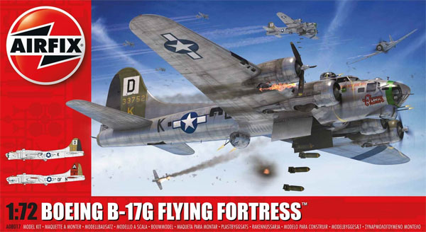 ボーイング B-17G フライングフォートレス プラモデル (エアフィックス 1/72 ミリタリーエアクラフト No.A8017) 商品画像