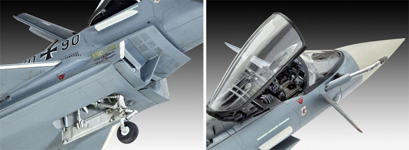 ユーロファイター タイフーン 単座型 プラモデル (レベル 1/72 飛行機 No.03952) 商品画像_3