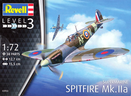 スーパーマリーン スピットファイア Mk.2a プラモデル (レベル 1/72 飛行機 No.03953) 商品画像