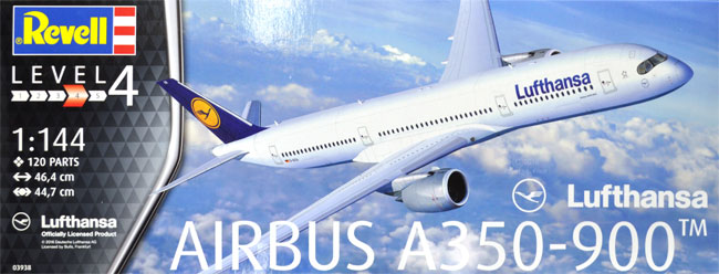 エアバス A350-900 ルフトハンザ プラモデル (レベル 1/144 旅客機 No.03938) 商品画像