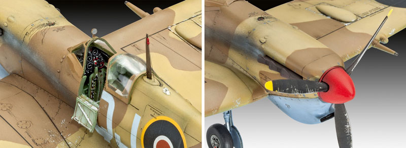 スーパーマリーン スピットファイア Mk.5c プラモデル (レベル 1/48 飛行機モデル No.03940) 商品画像_3