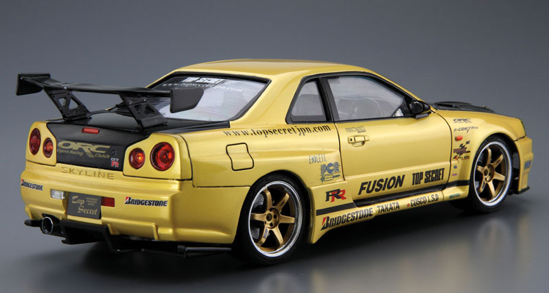 トップシークレット BNR34 スカイライン GT-R '02 プラモデル (アオシマ 1/24 ザ・チューンドカー No.旧015) 商品画像_3