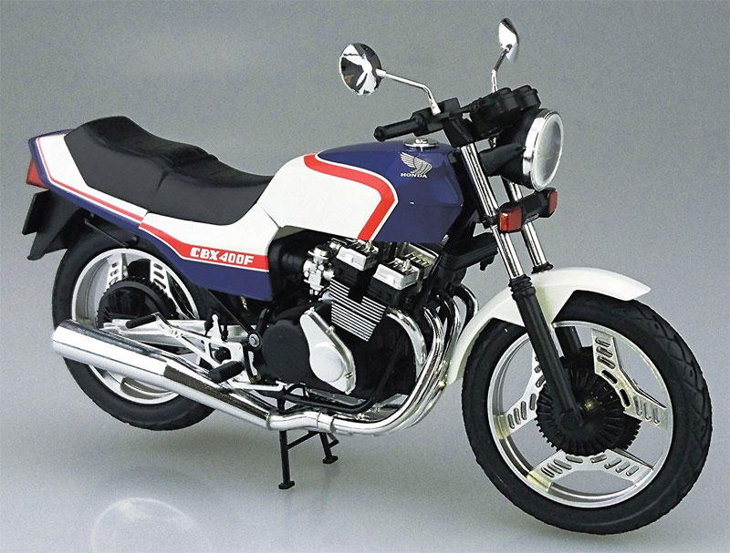 ホンダ CBX400F トリコロール プラモデル (アオシマ 1/12 バイク No.031) 商品画像_2