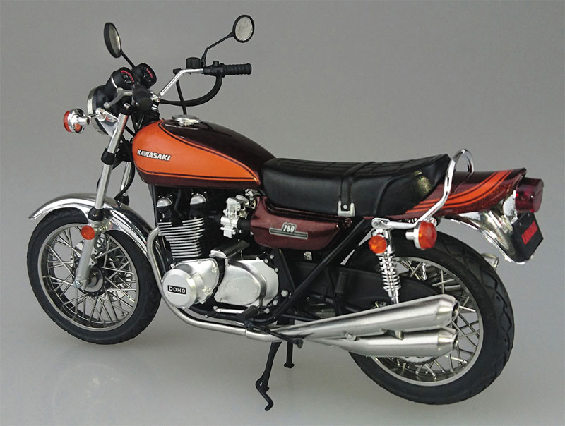 カワサキ 750RS (Z2) カスタムパーツ付き プラモデル (アオシマ 1/12 バイク No.旧032) 商品画像_3