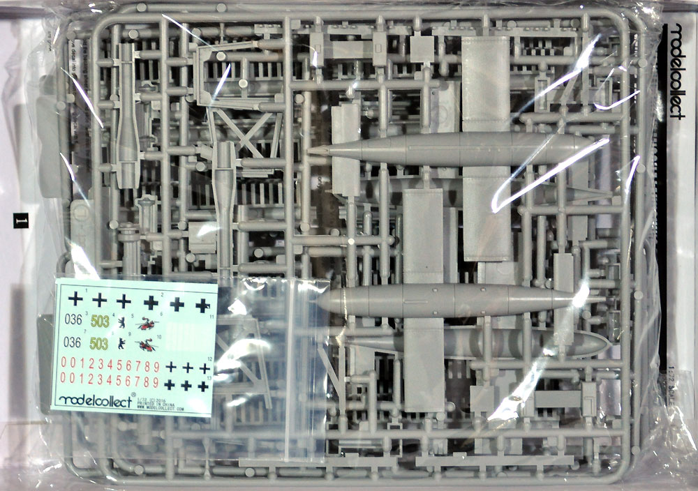 ドイツ WW2 V1 ミサイル ｗ/発射台 プラモデル (モデルコレクト 1/72 AFV キット No.UA72033) 商品画像_1