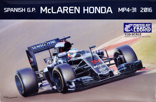 マクラーレン ホンダ MP4-31 スペインGP プラモデル (エブロ 1/20 MASTER SERIES F-1 No.018) 商品画像