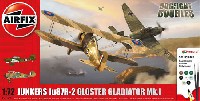 エアフィックス 1/72 ミリタリーエアクラフト ユンカース Ju87R-2 & グロスター グラディエーター Mk.1 ドッグファイトセット