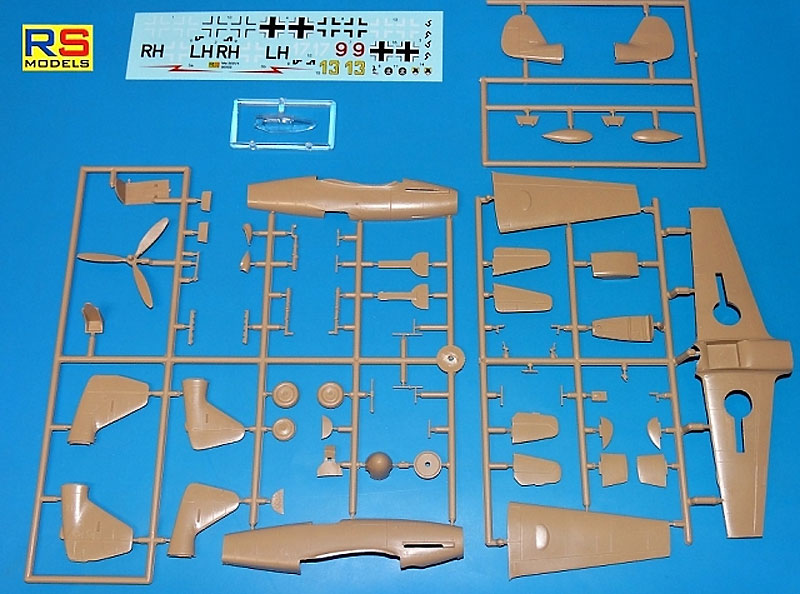 メッサーシュミット Me309V4 プラモデル (RSモデル 1/72 エアクラフト プラモデル No.92202) 商品画像_2