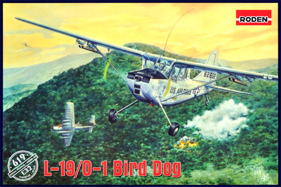 L-19/O-1 バードドッグ 小型連絡機 プラモデル (ローデン 1/32 エアクラフト No.619) 商品画像