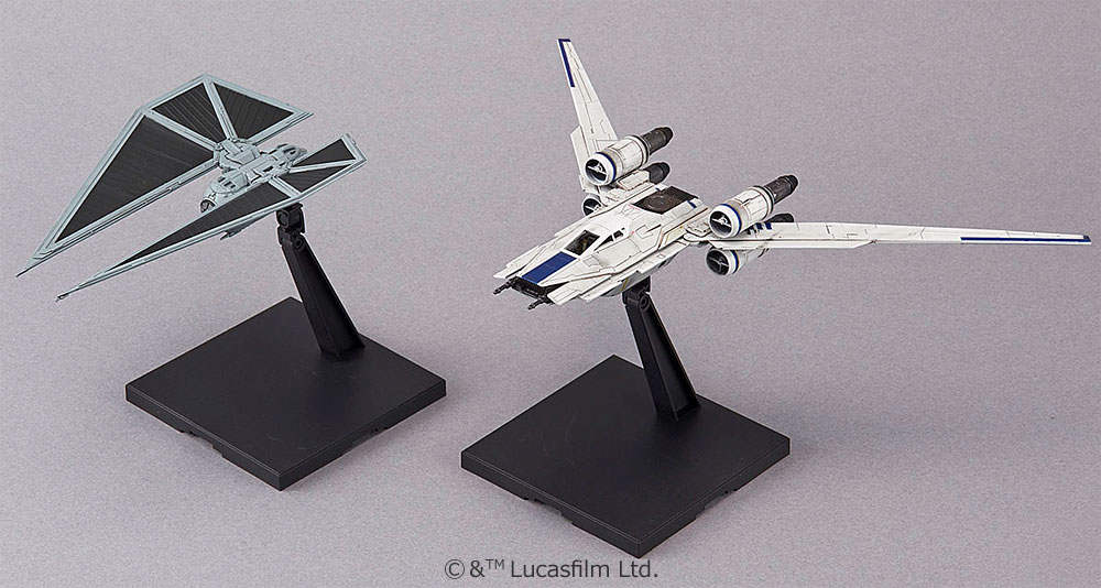 Uウイング・ファイター & タイ・ストライカー プラモデル (バンダイ スターウォーズ No.0212184) 商品画像_2