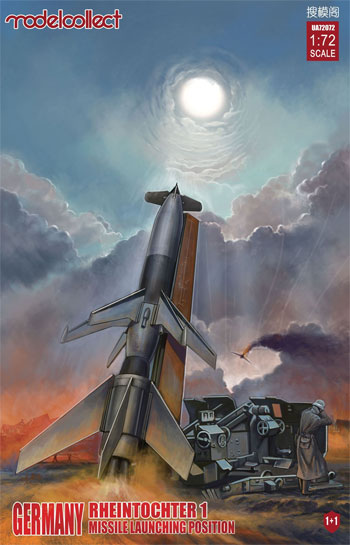 ドイツ ライントホター 1 ミサイル w/発射台 プラモデル (モデルコレクト 1/72 AFV キット No.UA72072) 商品画像