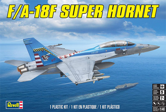 F/A-18F スーパーホーネット プラモデル (レベル 1/48 飛行機モデル No.85-5532) 商品画像