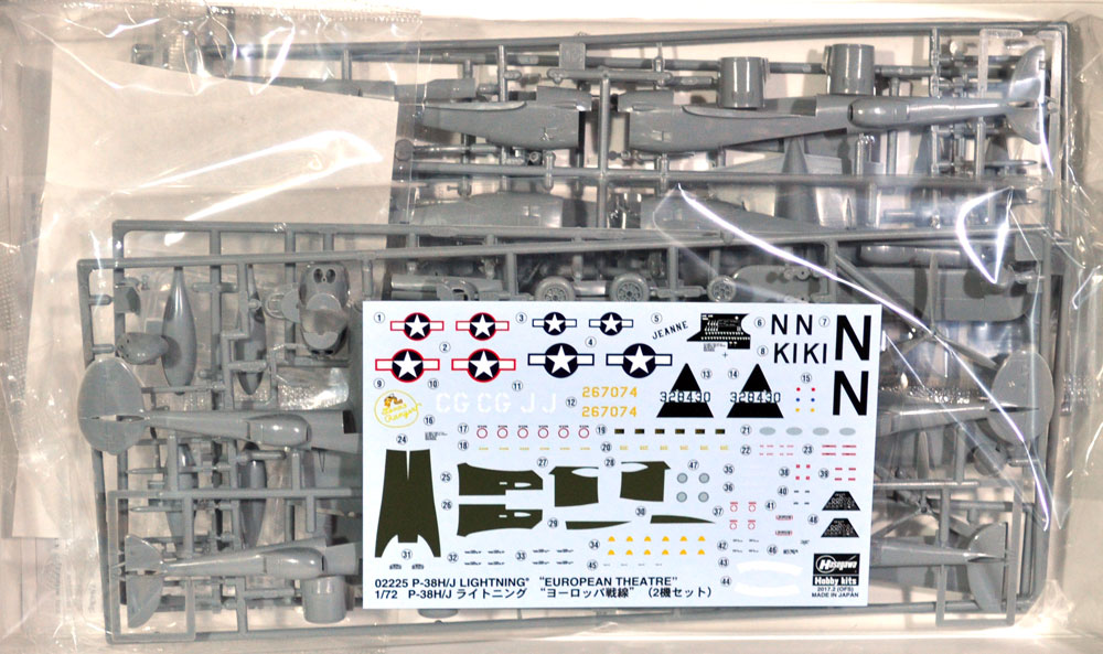 P-38H/J ライトニング ヨーロッパ戦線 プラモデル (ハセガワ 1/72 飛行機 限定生産 No.02225) 商品画像_1