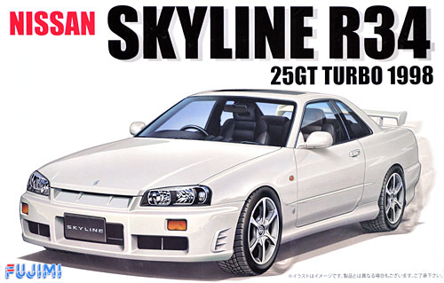 ニッサン スカイライン R34 25GT ターボ 1998 プラモデル (フジミ 1/24 インチアップシリーズ No.124) 商品画像