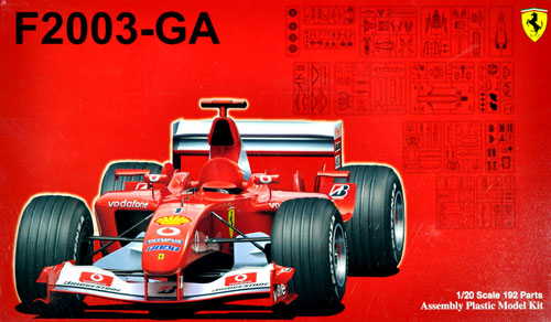 フェラーリ F2003-GA (日本/イタリア/モナコ/スペインGP) プラモデル (フジミ 1/20 GPシリーズ No.GP023) 商品画像
