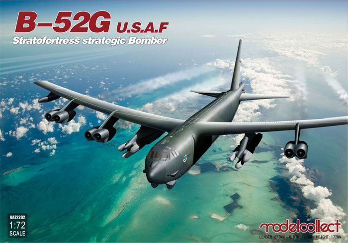 B-52G ストラトフォートレス U.S.A.F プラモデル (モデルコレクト 1/72 エアクラフト プラモデル No.UA72202) 商品画像